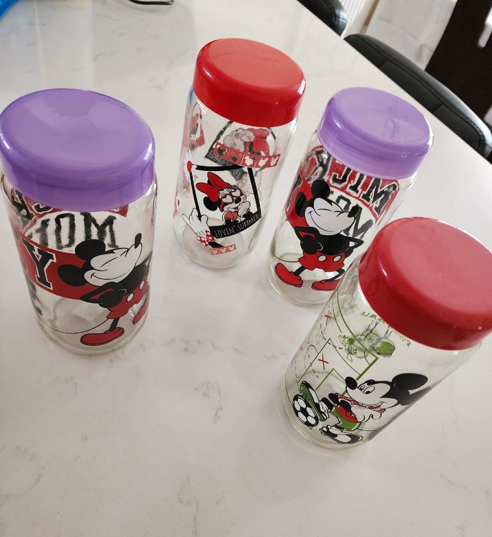 Frasco vidrio Disney