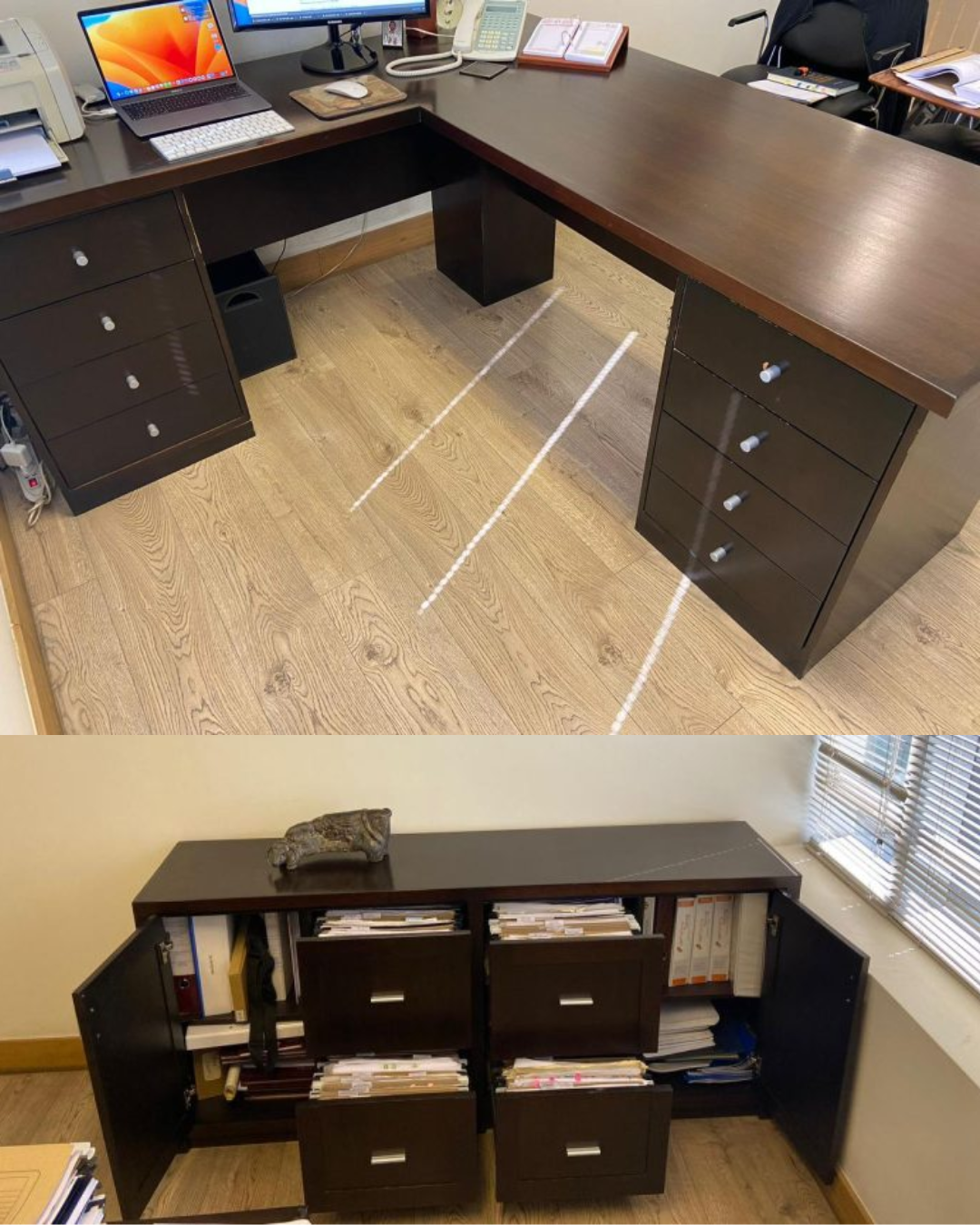 Set escritorio y mueble Kardex