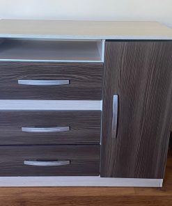 Cajonera rack enchape melamina