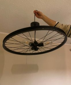 Lámpara de techo reciclada