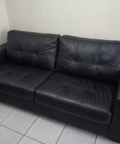 Sofá 3 cuerpos cuero Rosen Salerno