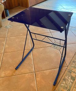 Escritorio individual azul