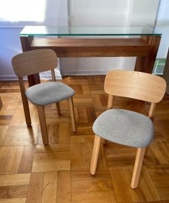 Par sillas Sur Diseño madera y tela