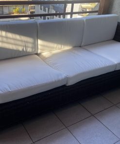 Sofá 3 cuerpos Rattan Attimo