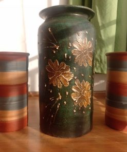 Jarrones de greda Pomaire