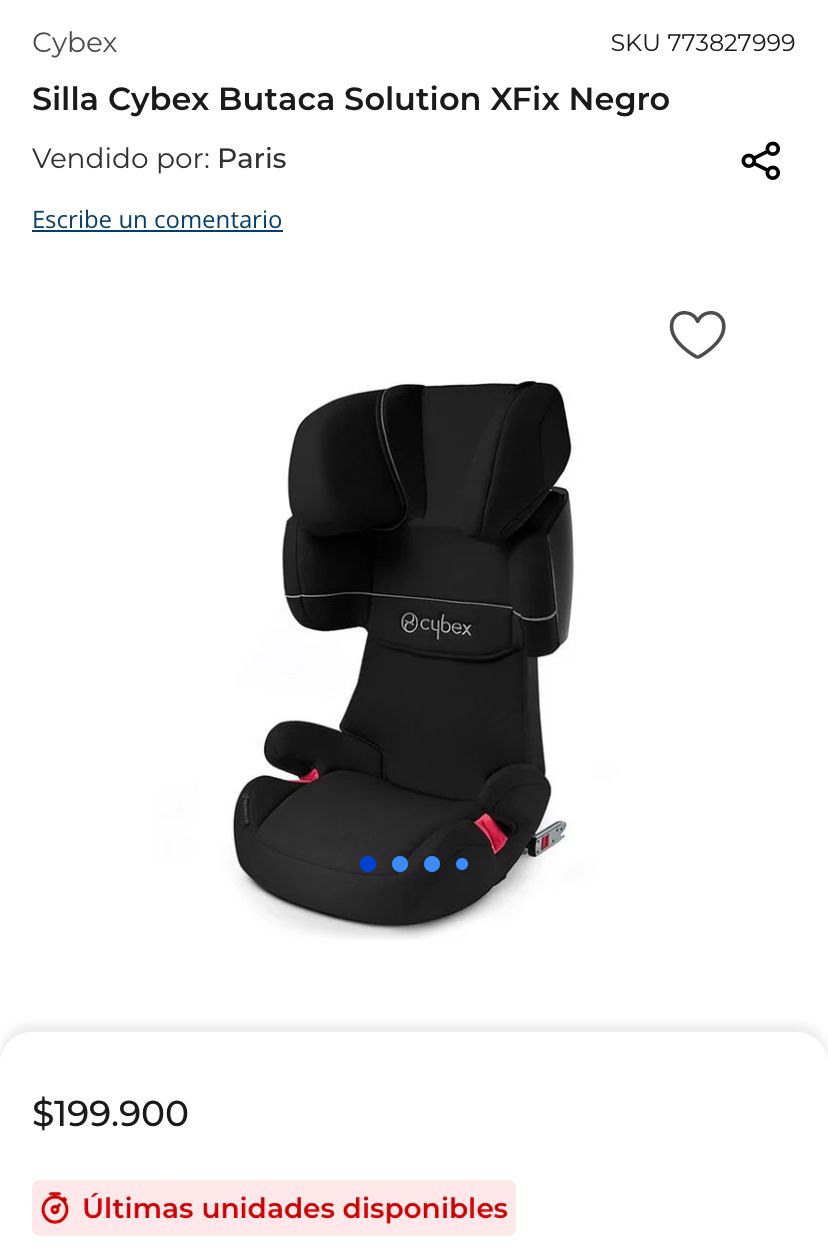 Silla de auto Cybex Solution X fix - Imagen 4