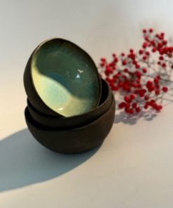 Conjunto de pocillos cerámica gres