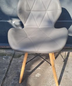 Juego 6 sillas comedor mariposa gris