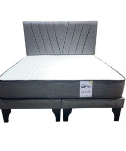 Cama 2 plazas europea hecha a medida Gris oscuro