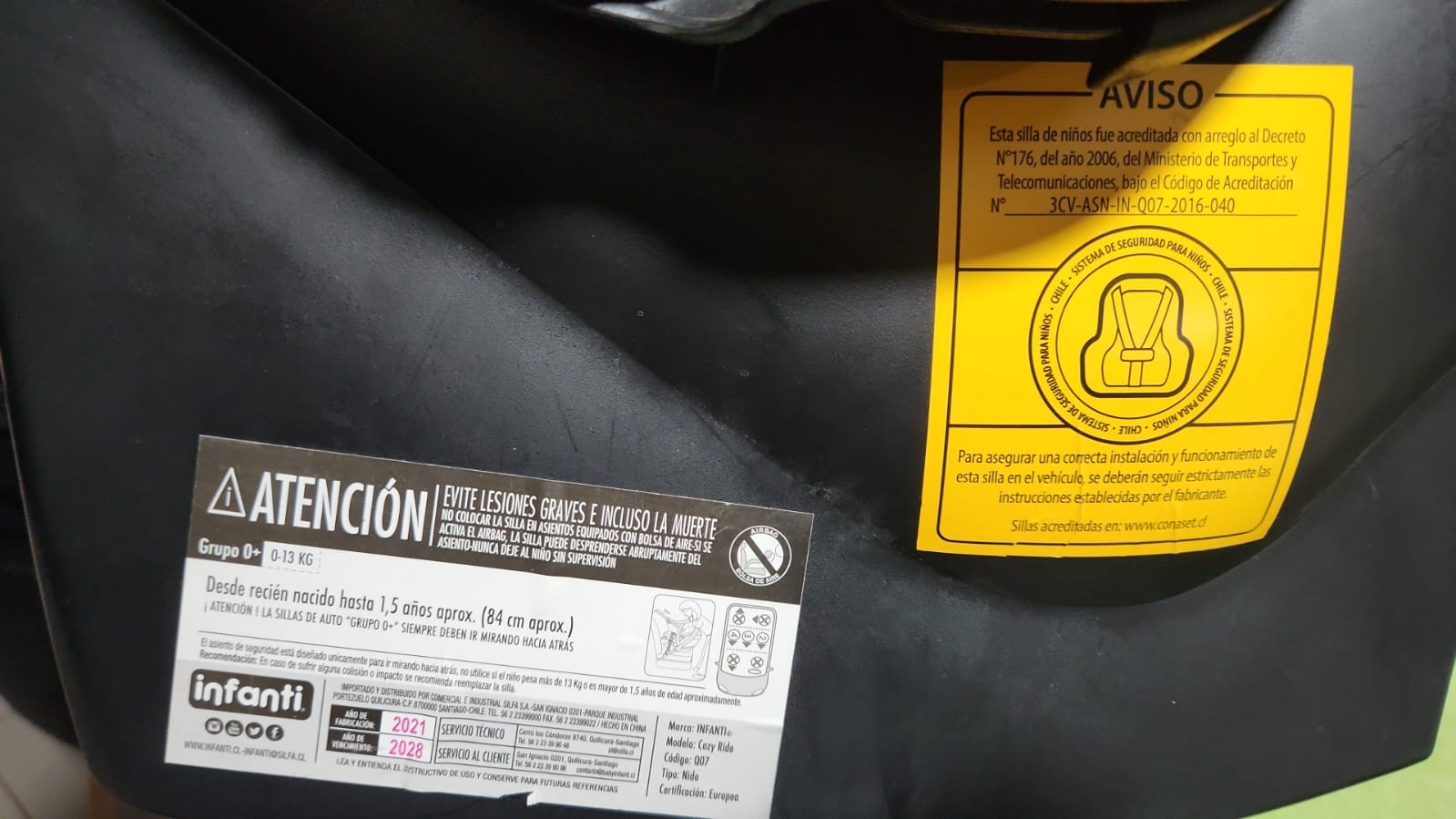 Coche travel system Infanti + silla auto - Imagen 7