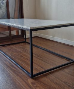 Mesa de centro mármol blanco genérico