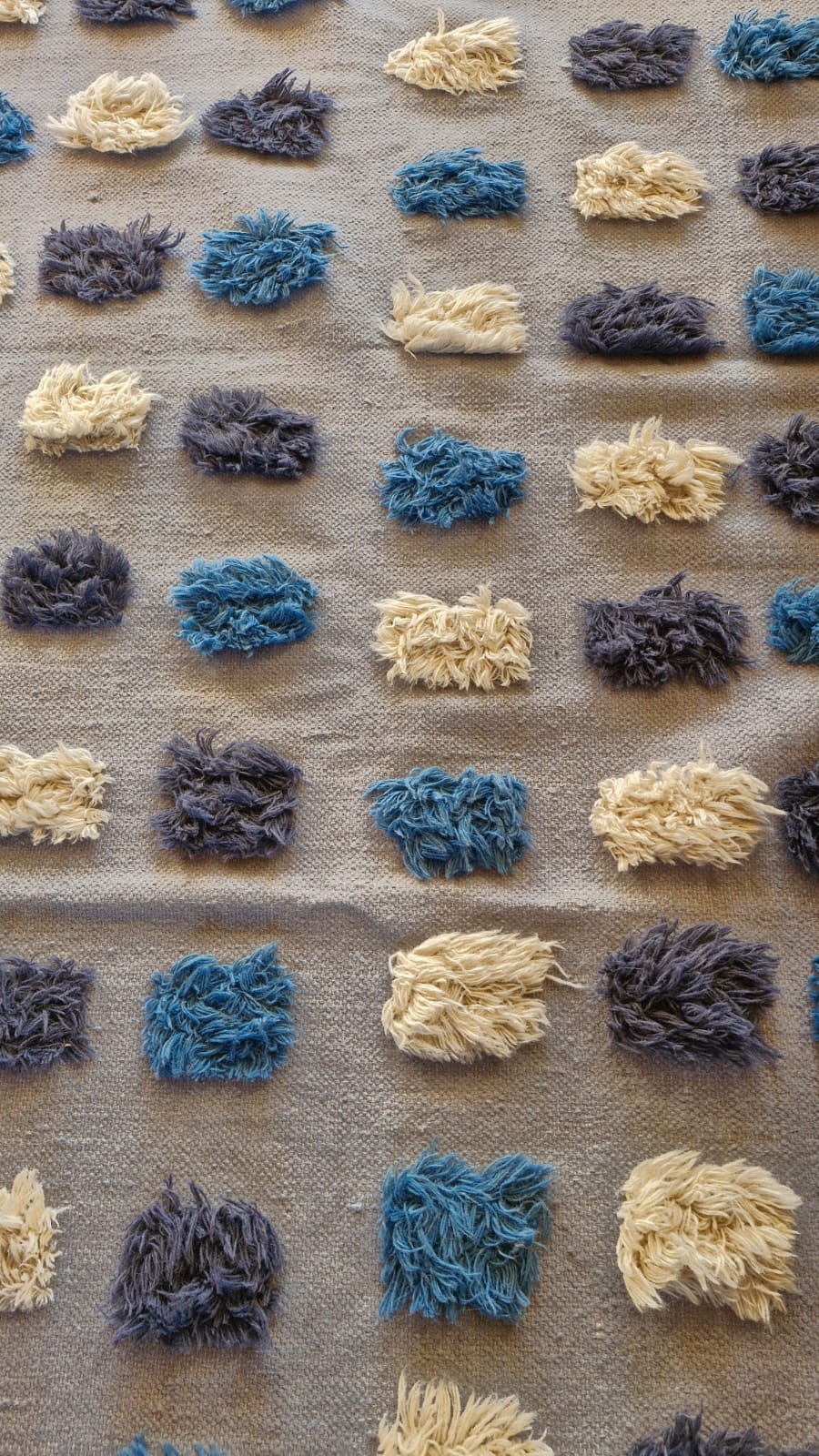 Alfombra azul Milu - Imagen 3