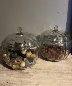 Calabazas decorativas de vidrio