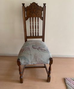 Juego 6 sillas comedor talladas Encina