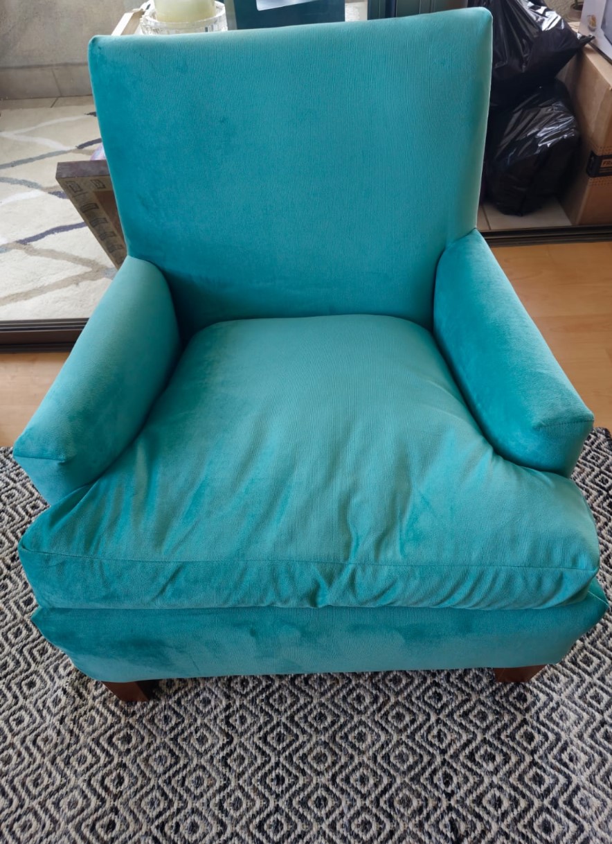 Sillón velvet calipso