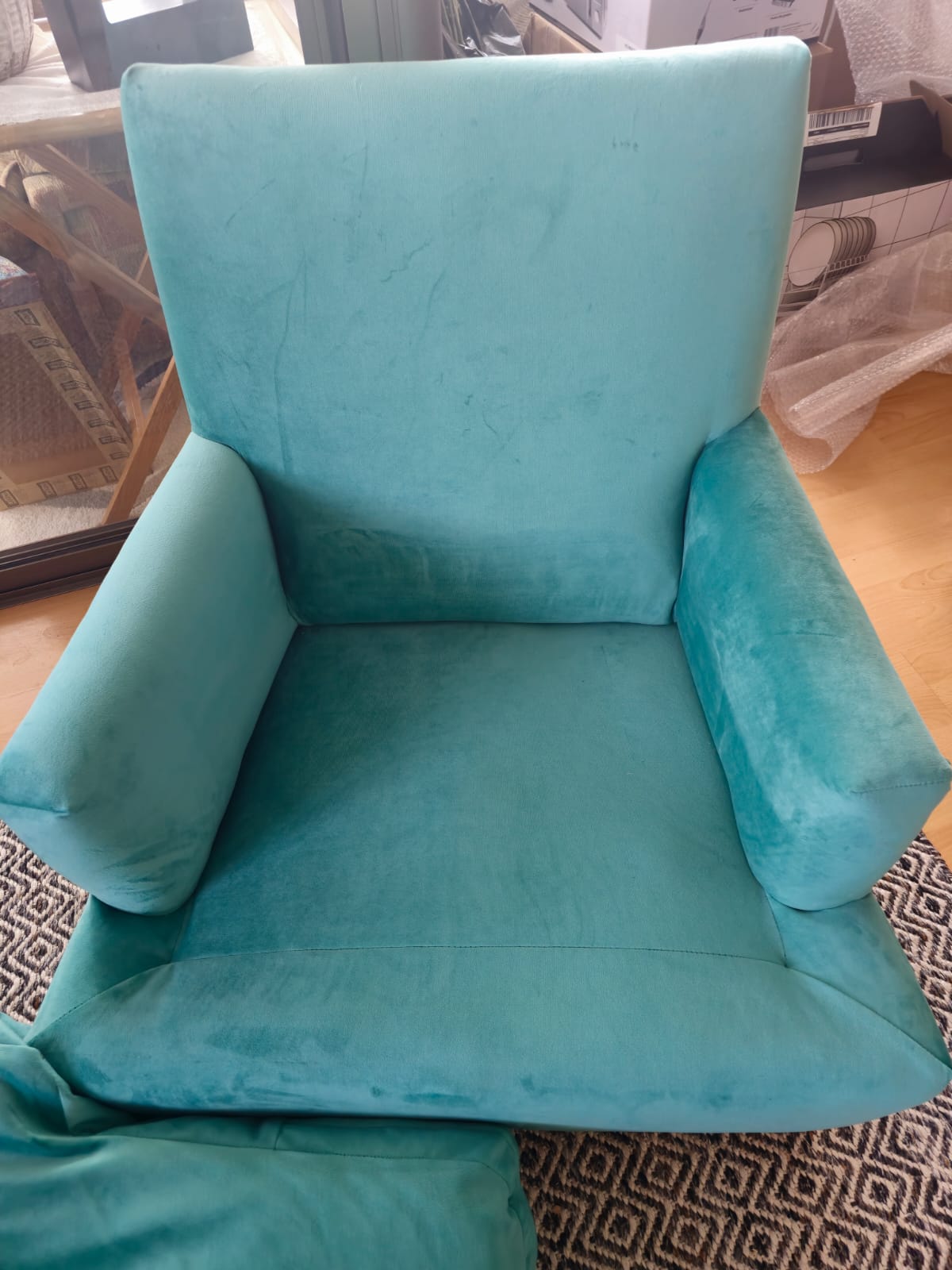 Sillón velvet calipso - Imagen 4