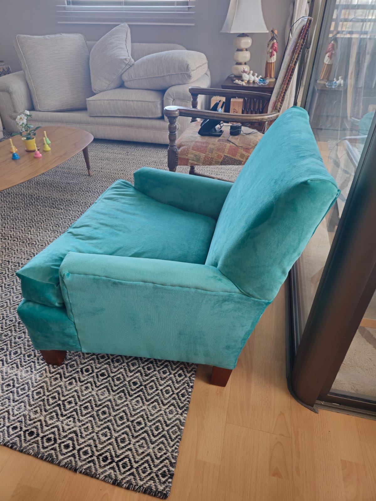 Sillón velvet calipso - Imagen 7