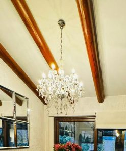 Lámpara de techo con lágrimas 12 luces