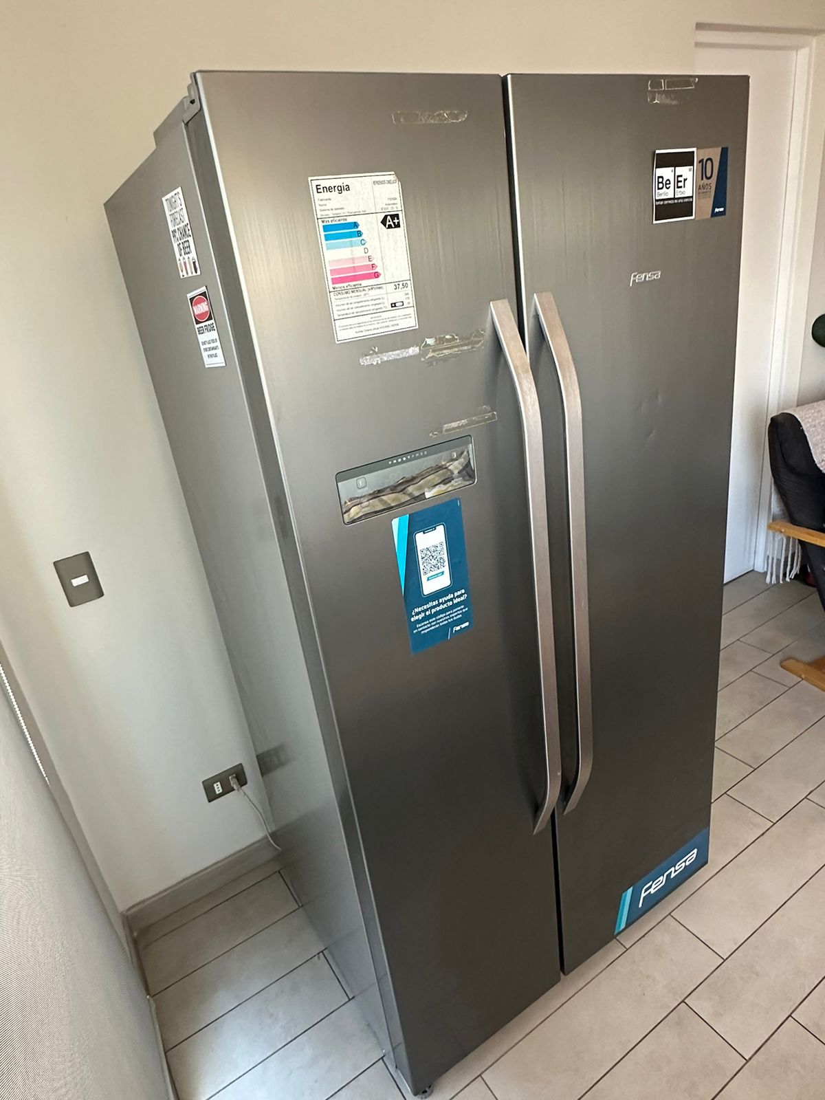 Refrigerador Fensa side by side 525 litros - Imagen 3