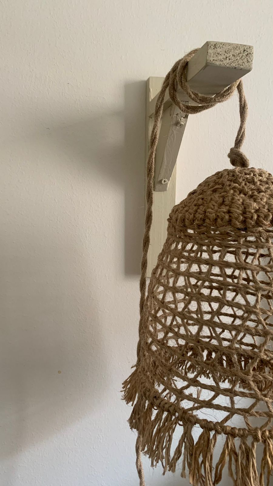 Lámpara fibra natural - Imagen 2