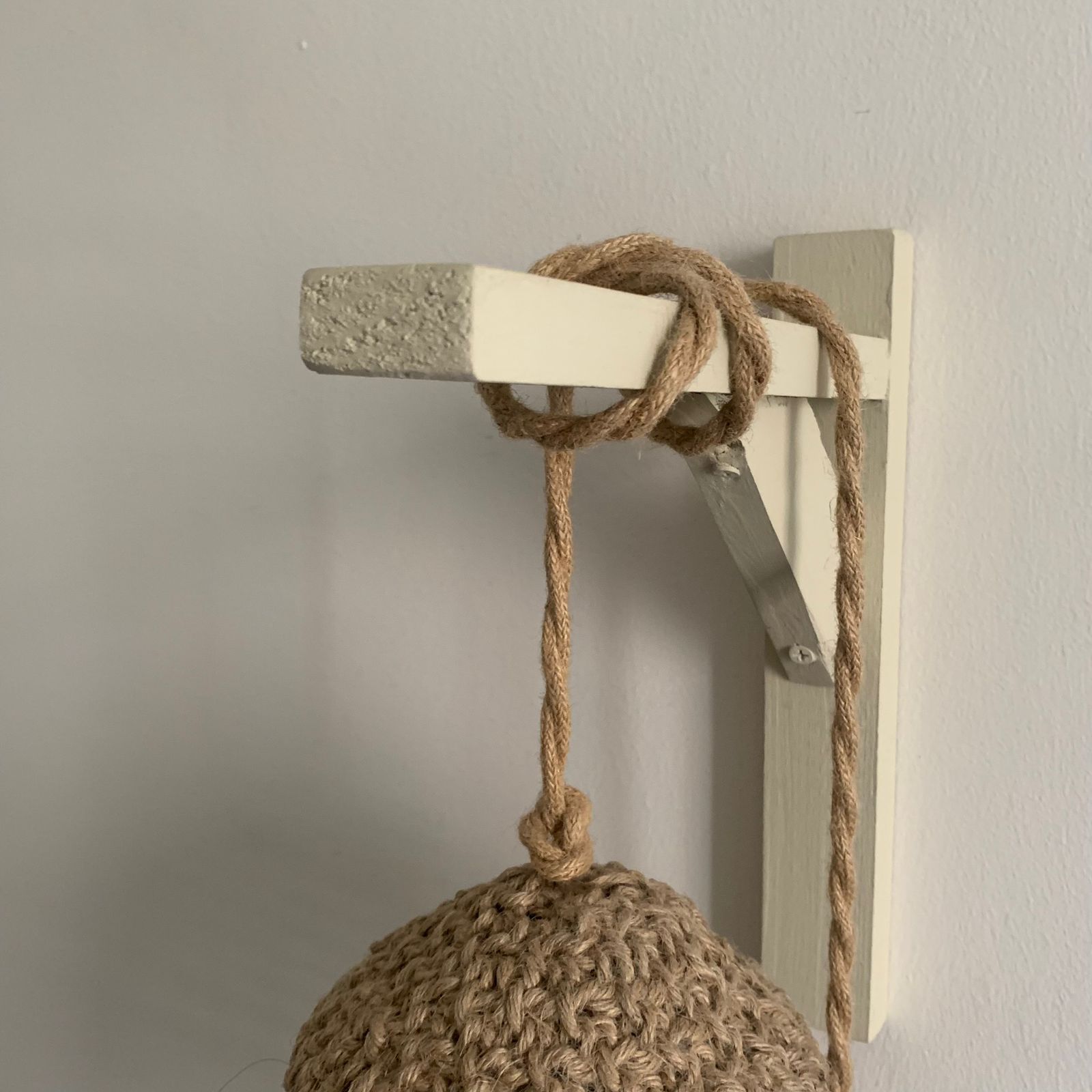 Lámpara fibra natural - Imagen 3