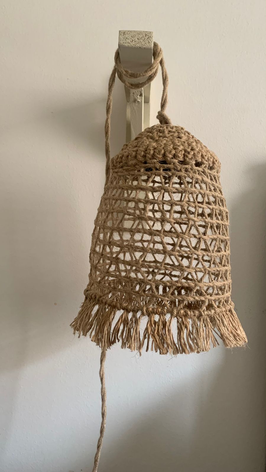 Lámpara fibra natural - Imagen 5