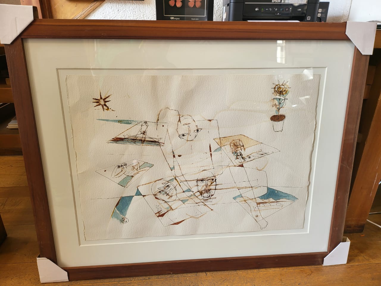 Cuadro abstracto de Rodrigo Vergara