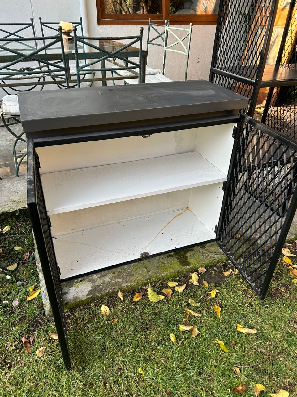 Mueble aéreo de fierro negro - Imagen 3