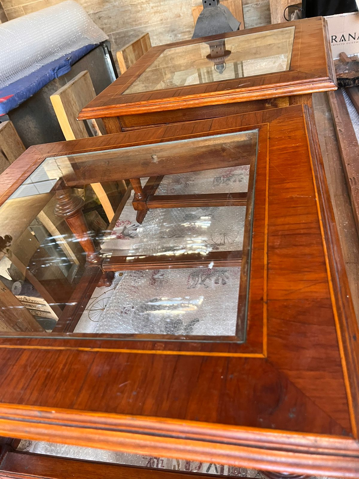 Mesas laterales madera cerezo - Imagen 4