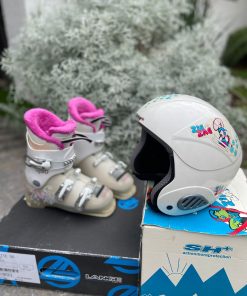 Casco SH con botas ski para niña