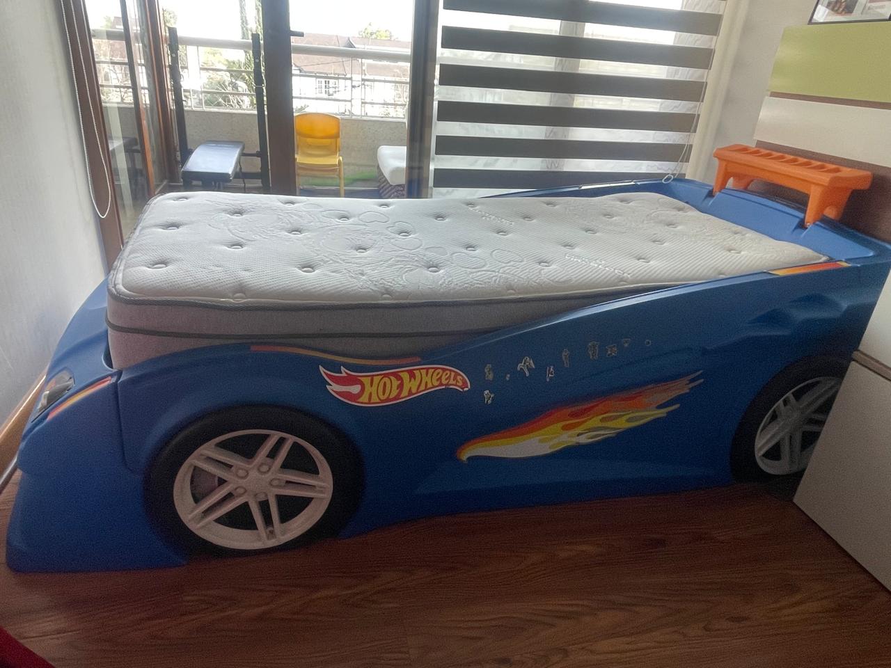Cama 1 plaza auto Hotwheels