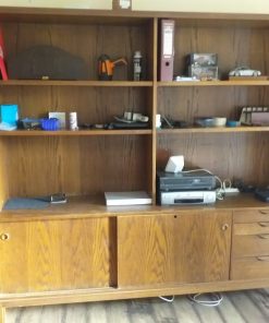 Mueble biblioteca madera