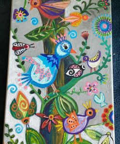 Cuadro ave azul de Andrea Chanut