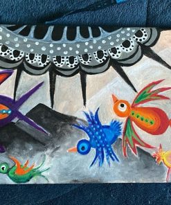 Cuadro ave mándala de Andrea Chanut