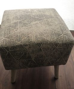 Puff con diseño jaspeado