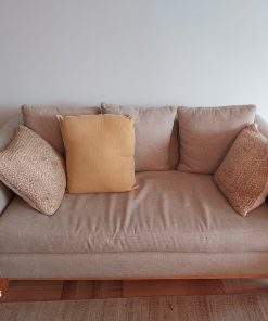 Sofá 2 cuerpos beige