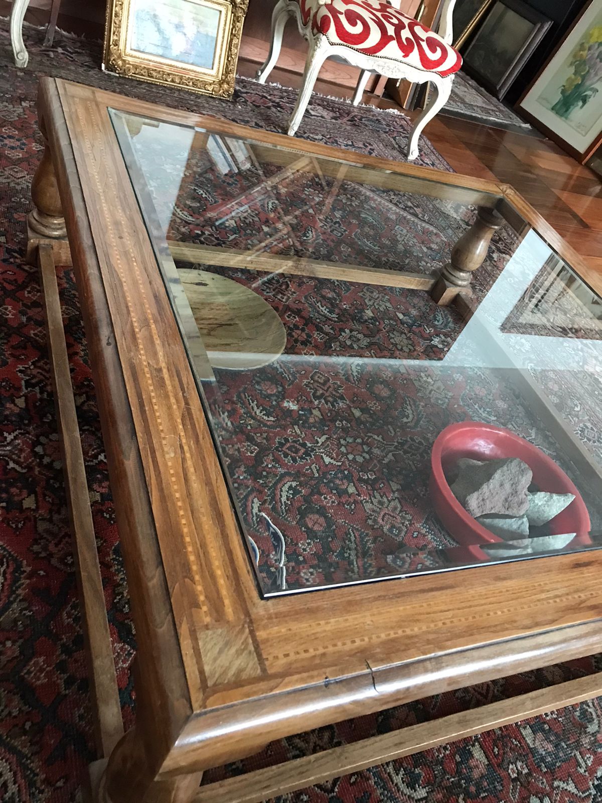 Mesa de centro vidrio y madera Encina - Imagen 6