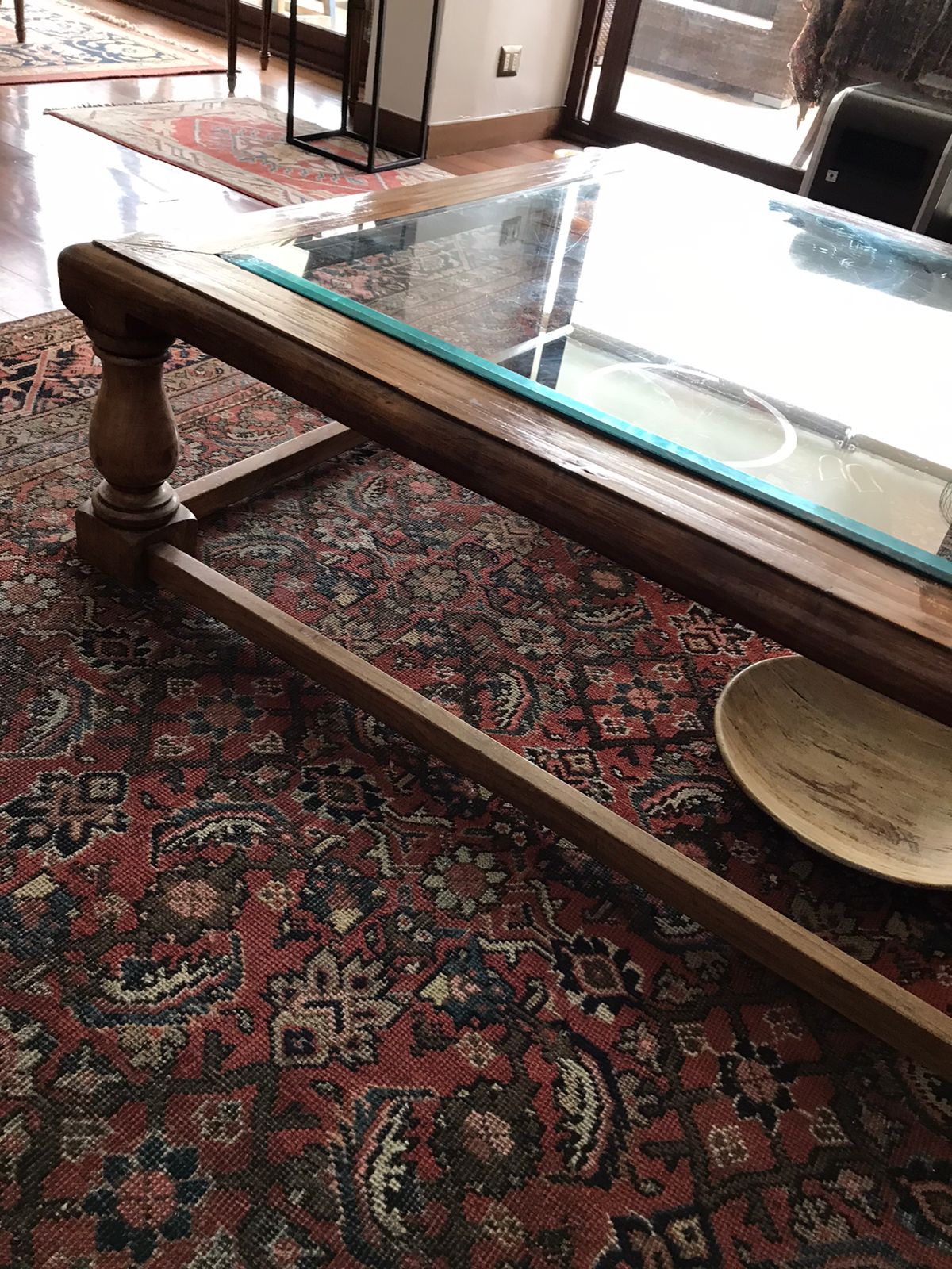 Mesa de centro vidrio y madera Encina - Imagen 4