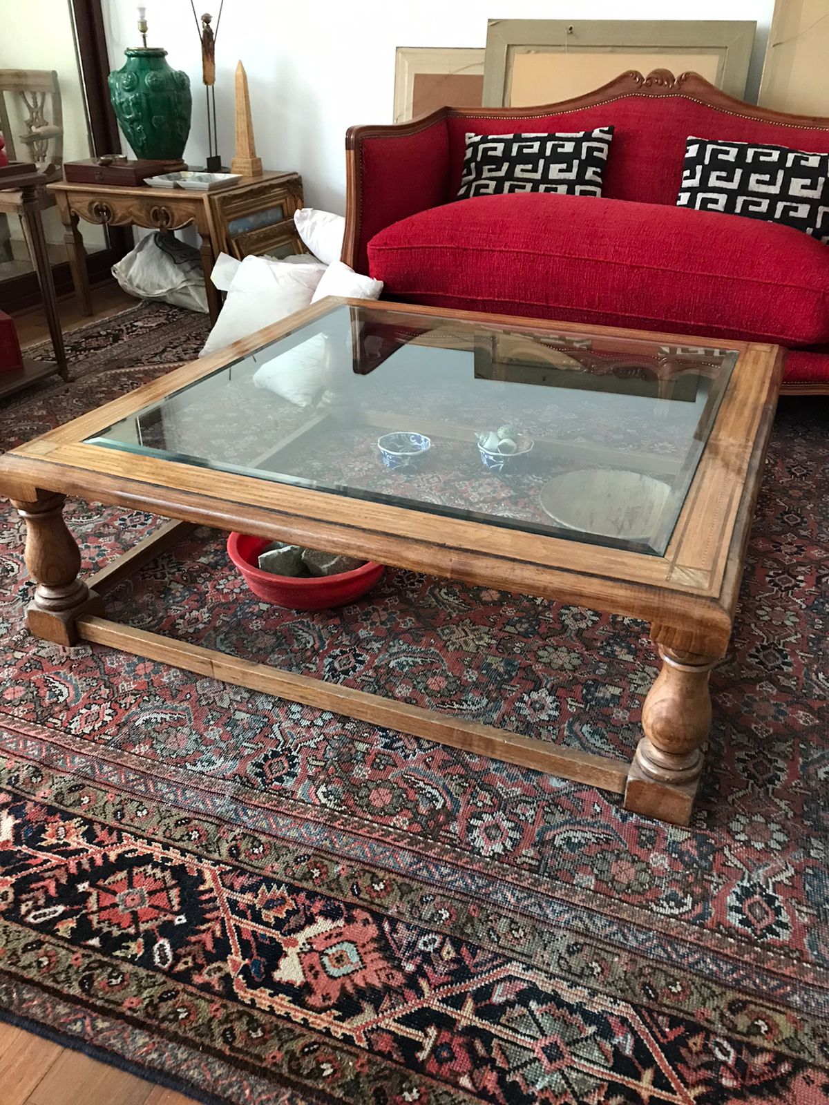 Mesa de centro vidrio y madera Encina - Imagen 3