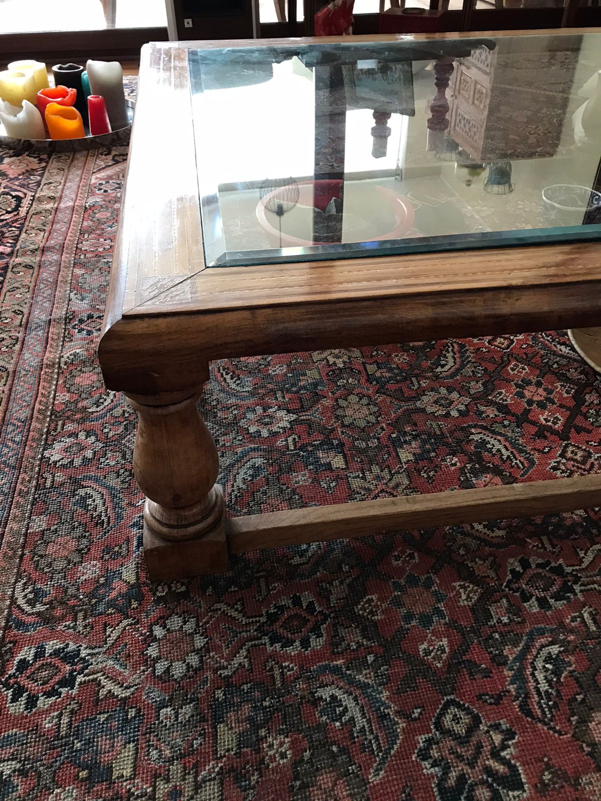 Mesa de centro vidrio y madera Encina - Imagen 8