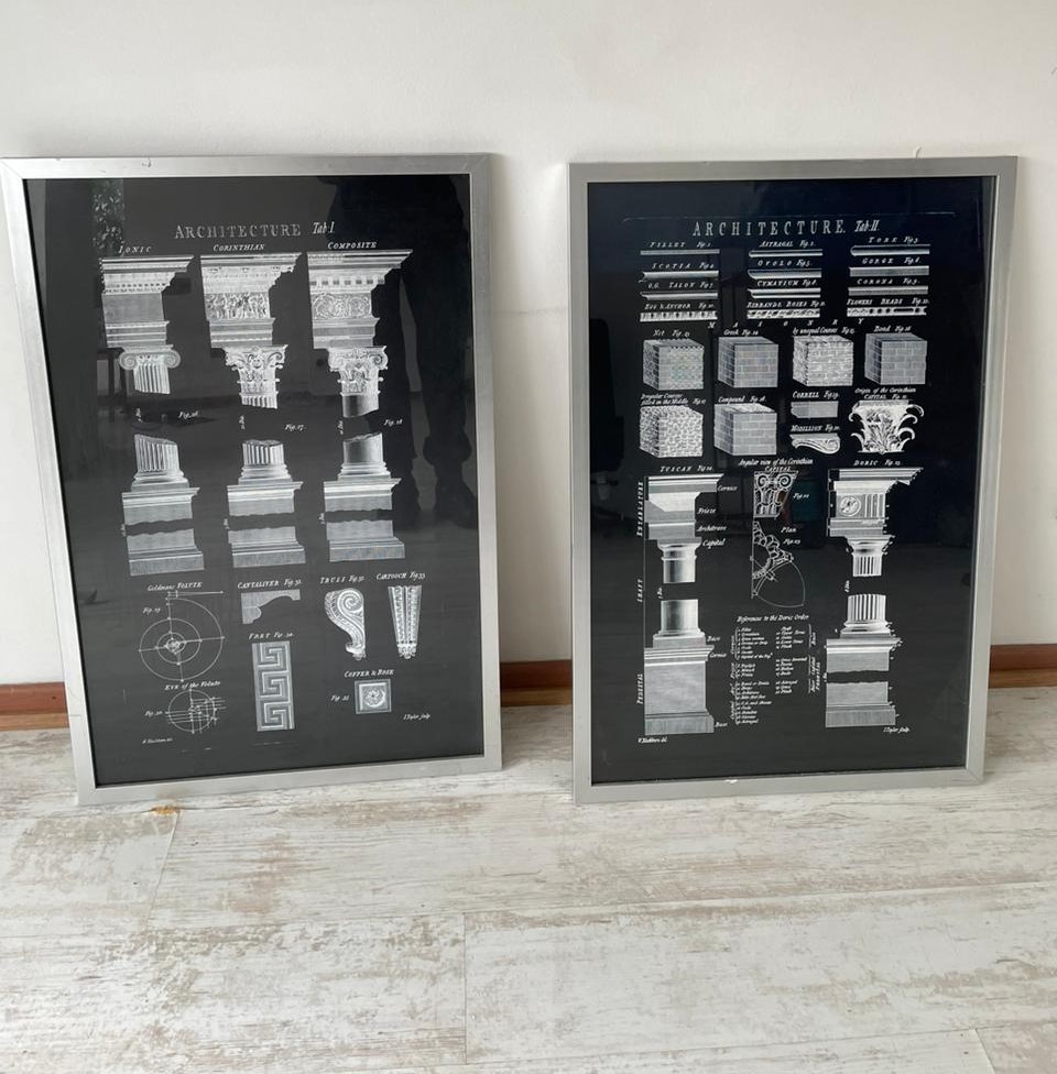 Cuadros pilares arquitectura