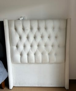 Respaldo 1.5 plazas Capitoné Beige Arena