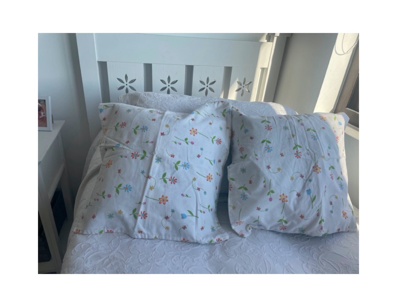 Set piecera 1 plaza patchwork con 2 fundas cojín - Imagen 4