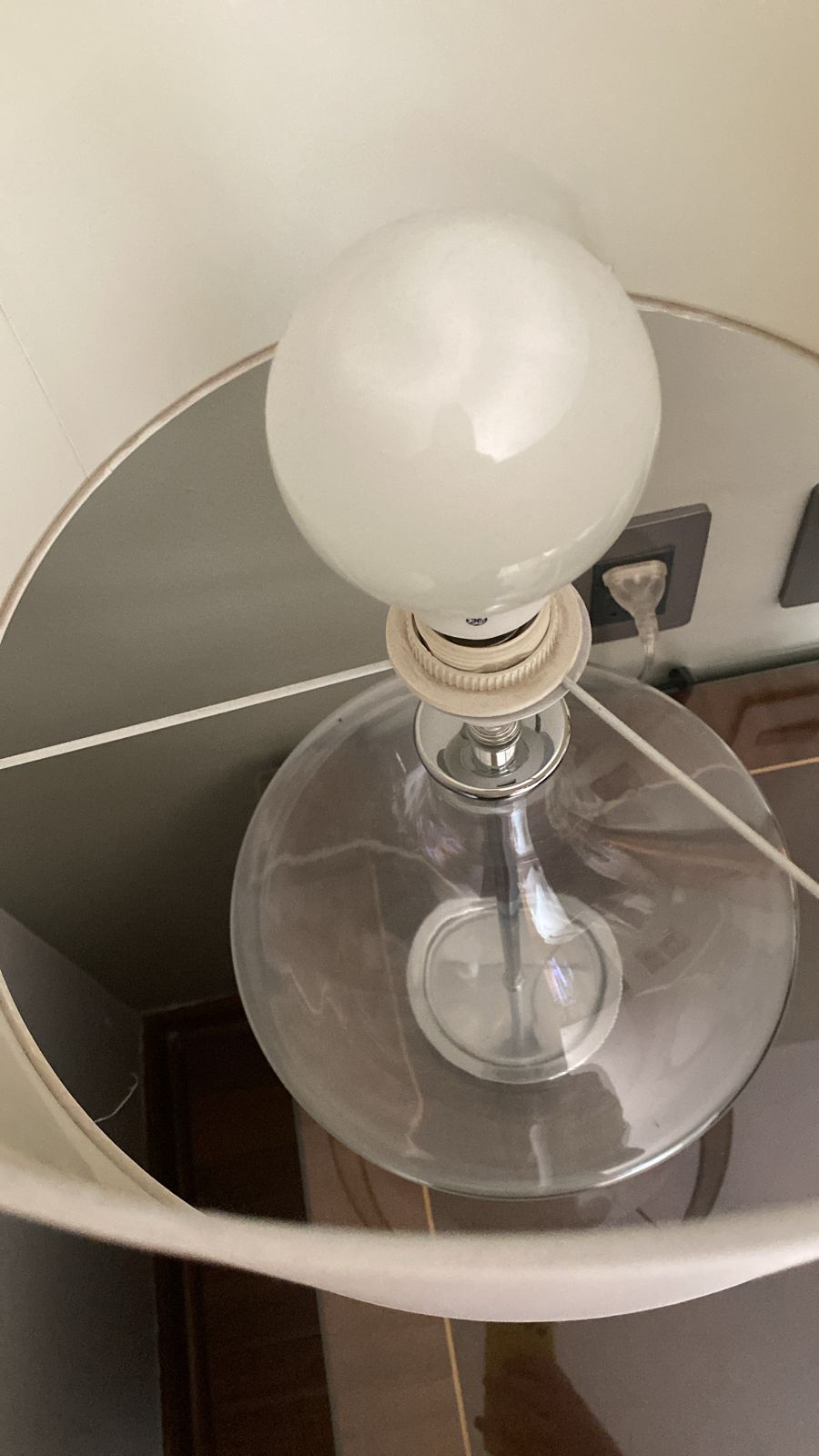 Par lámparas de sobremesa vidrio - Imagen 2