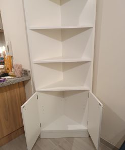 Mueble esquinero blanco