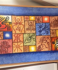 Cuadro Dominicano rojo