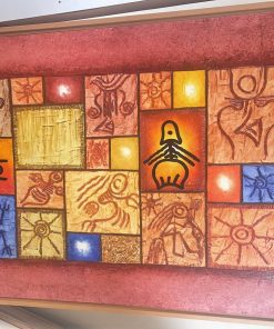 Cuadro Dominicano rojo