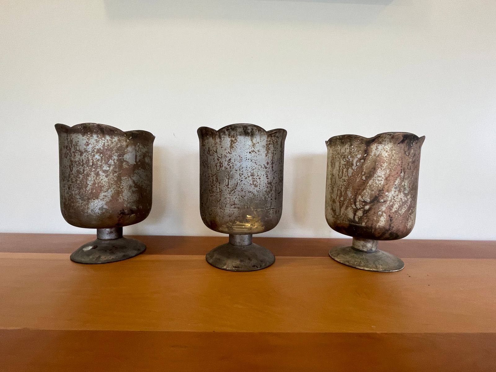 Set 3 jarrones decorativos envejecidos - Imagen 6