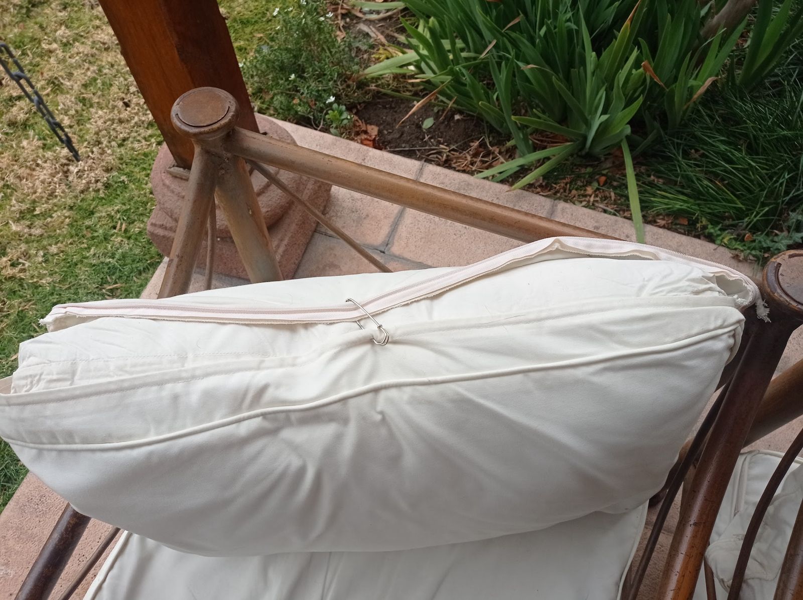 Juego de terraza de fierro 7 piezas - Imagen 8