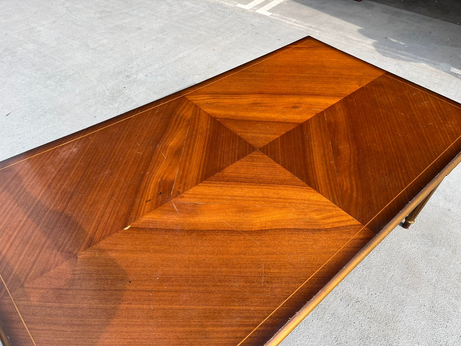 Mesa antigua diseño francés Luis XVI - Imagen 3